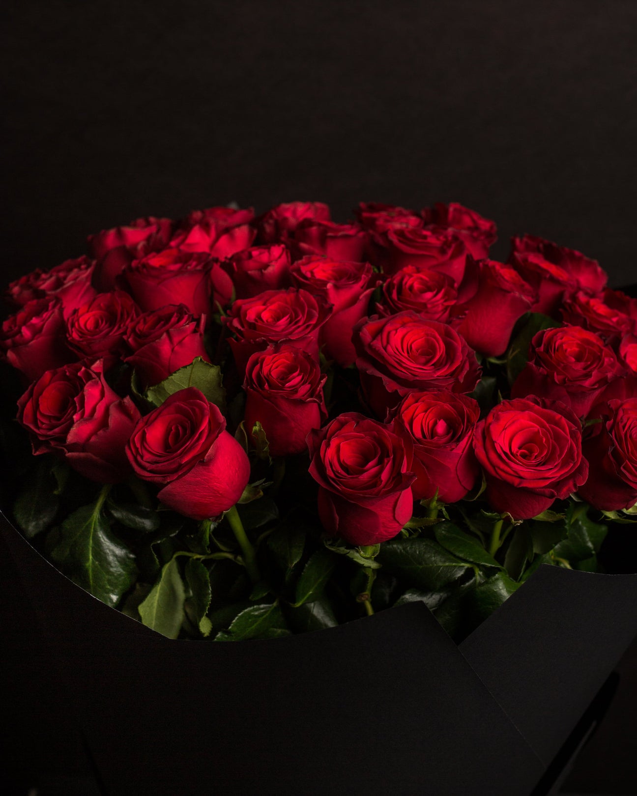 Red Rose Wrap Red Only | Maison Fleur Floral Design